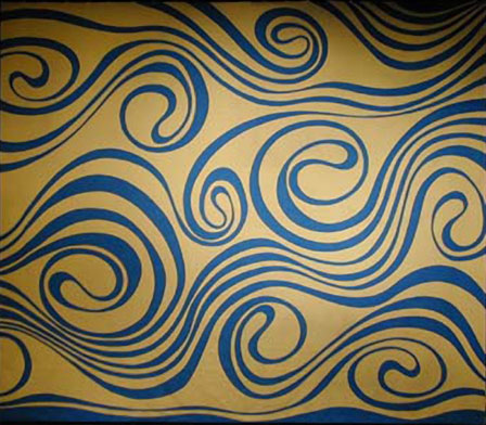 178 Abstract Blue Swirls
